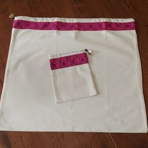 Large Tory Burch Dust Bag with small matching bag. NWOT